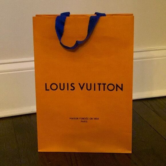Louis Vuitton 10”x14”x4” Empty Gift Shopping Bag - Empty Replacement Tote - Picture 4 of 6
